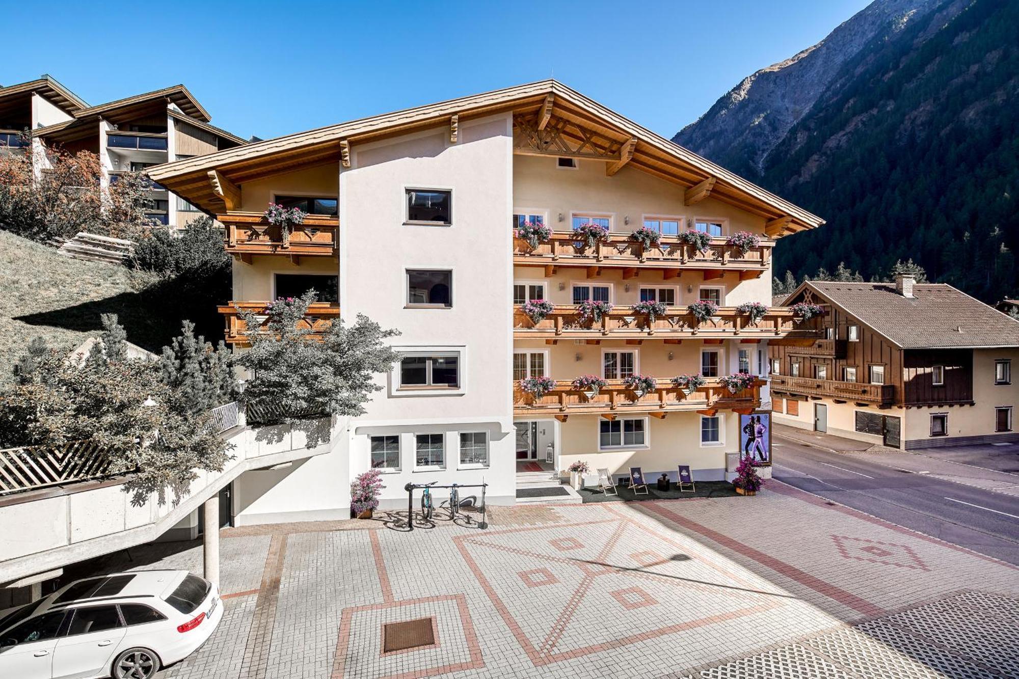 Apart Gletscherblick Solden Bagian luar foto