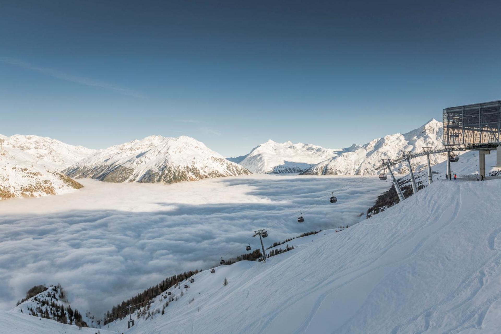 Apart Gletscherblick Solden Bagian luar foto
